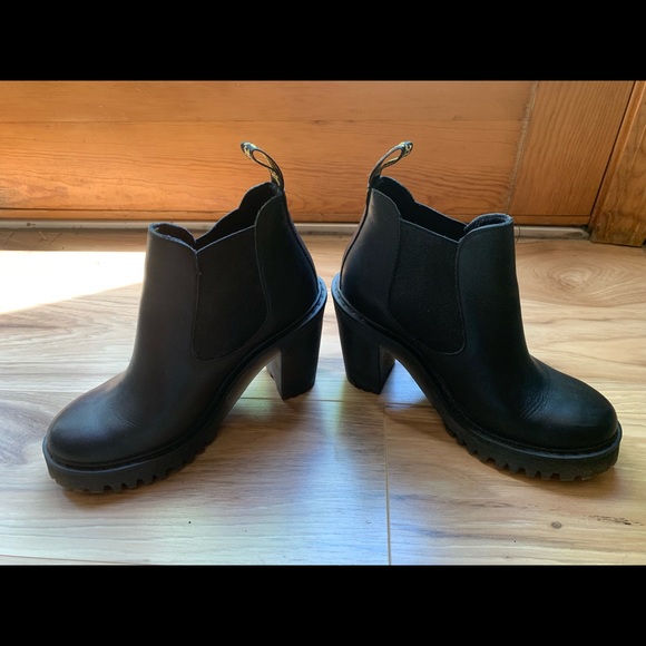 Hurston Chelsea leather Doc Marten booties size 38 - Picture 5 of 10